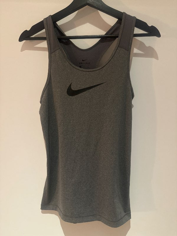 Nike dri fit grár hlýrabolur