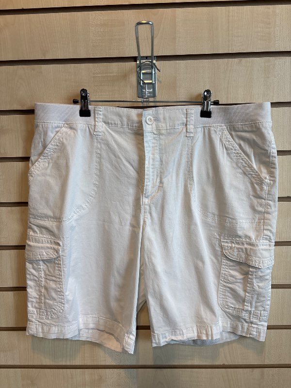 Lee stuttbuxur hvítar