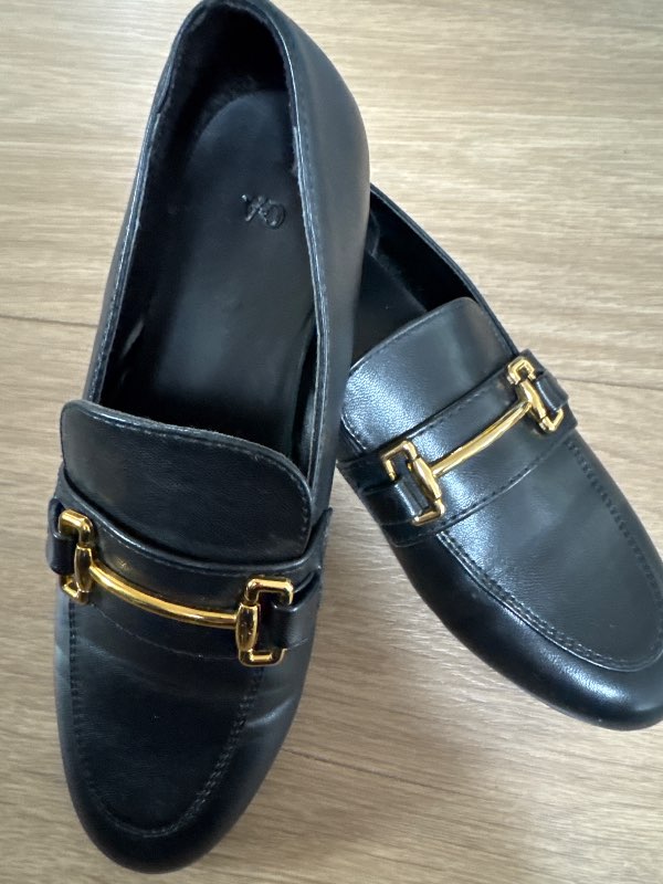C&A Mokkasíur svartar