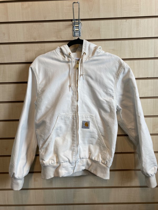 carhartt hvitur jakki