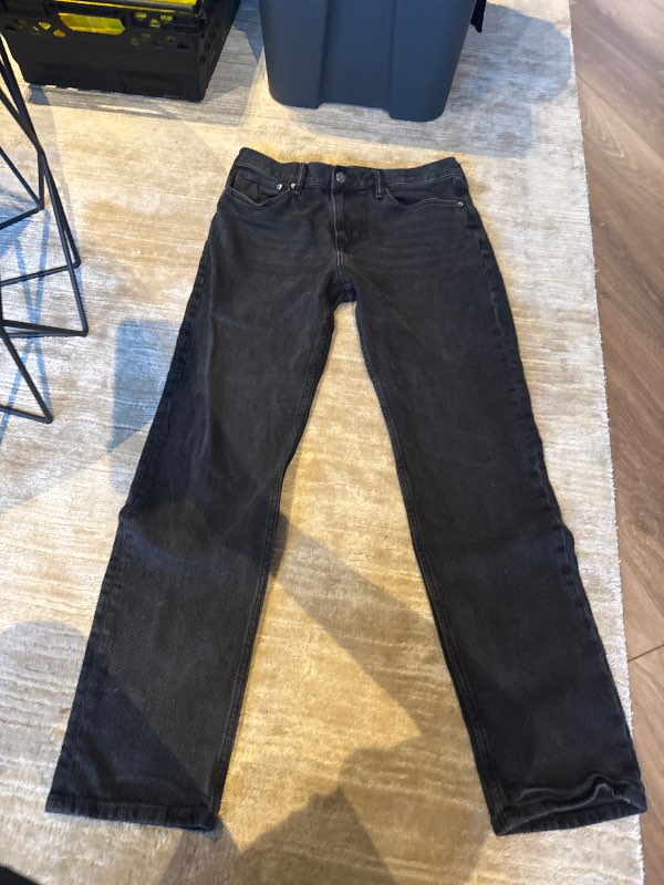 H&M gallabuxur dökkgráar