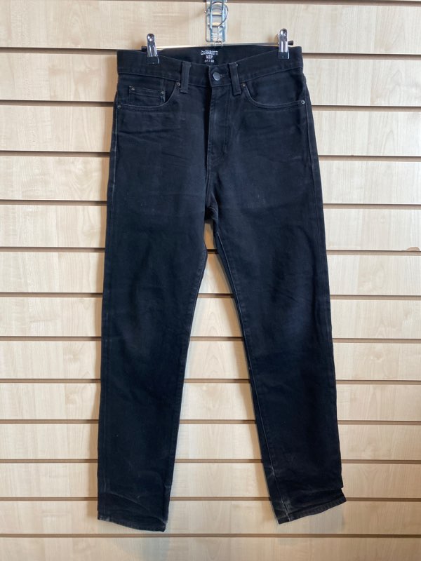 carhartt svartar gallabuxur