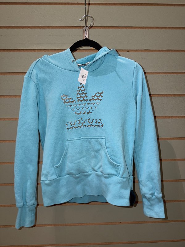 Blá adidas peysa