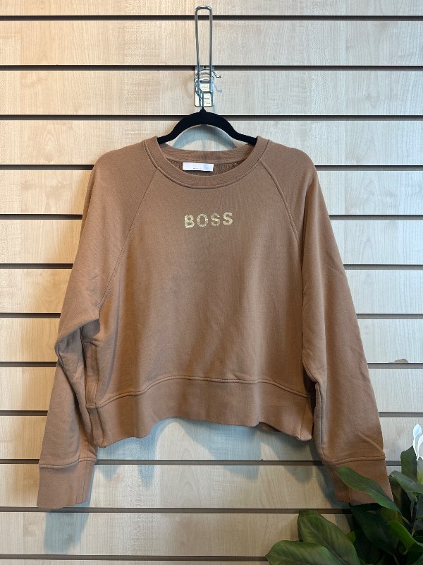 Boss brún peysa