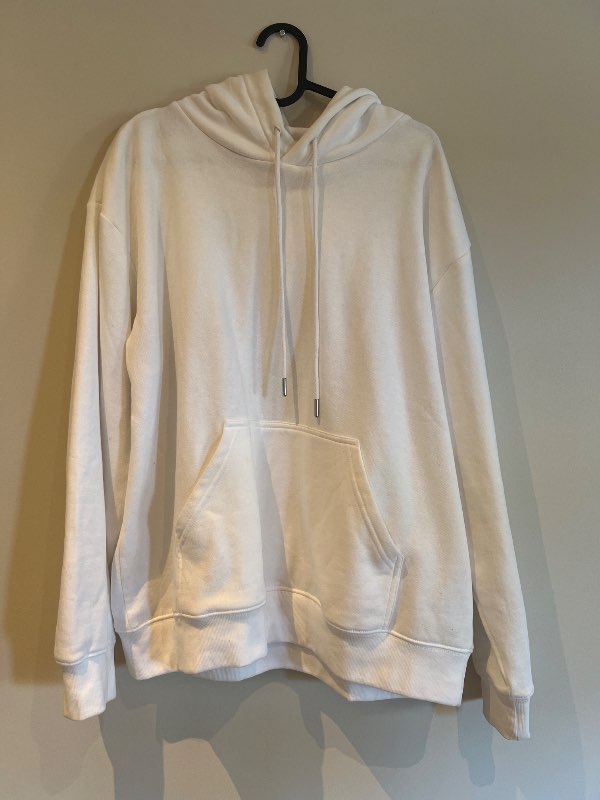 H&M hettupeysa hvít
