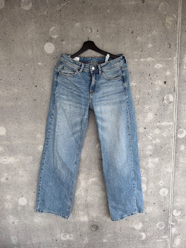 Bláar pull&bear gallabuxur