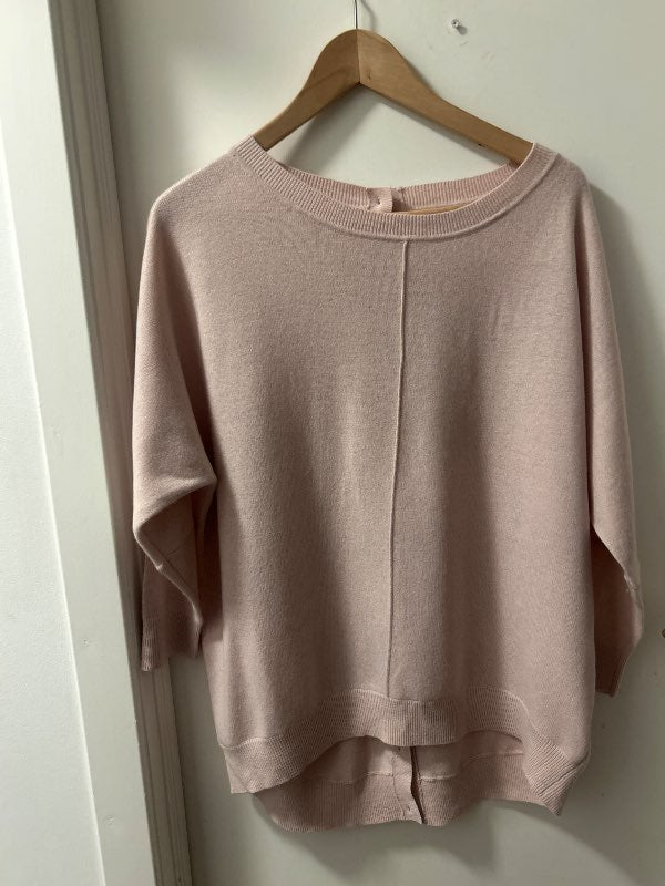 Jigsaw cashmere 100% pale pink sweater