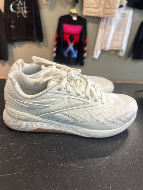 reebok hvitur skór