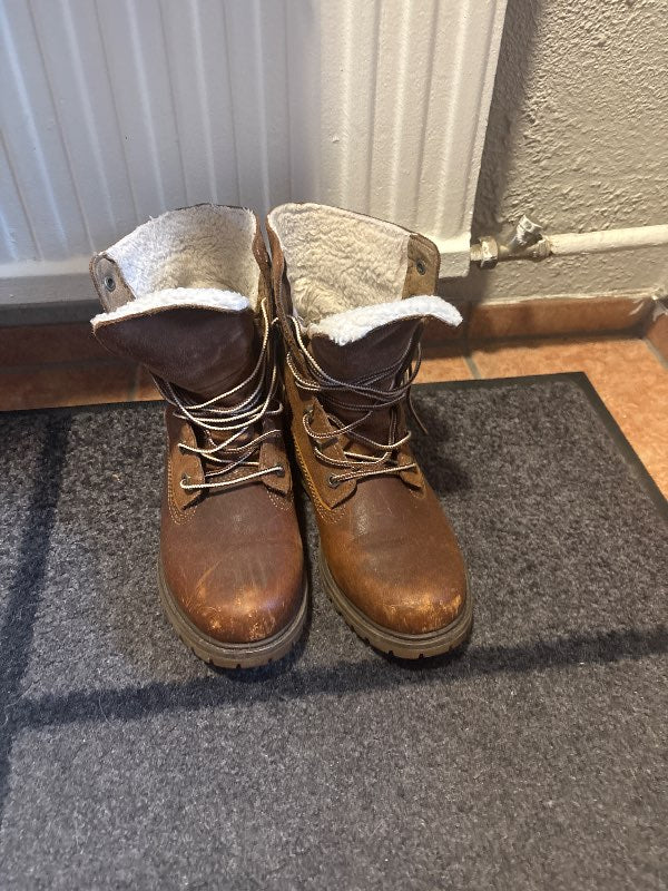 Fóðraðir timberland skór