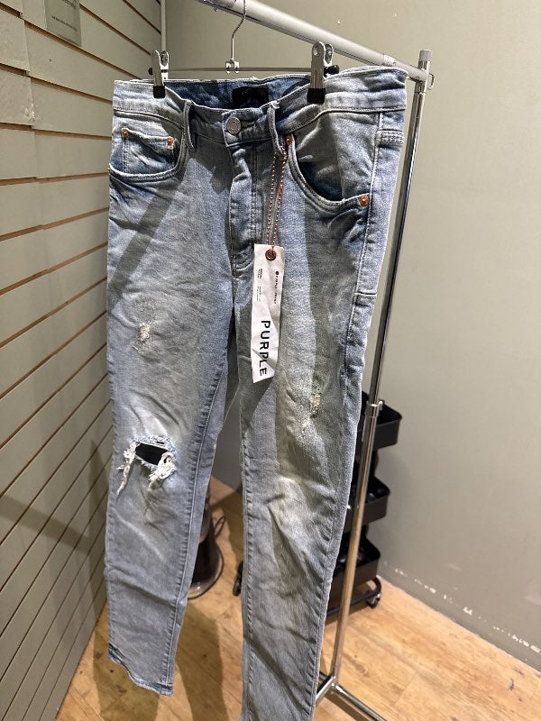 Purple jeans blue