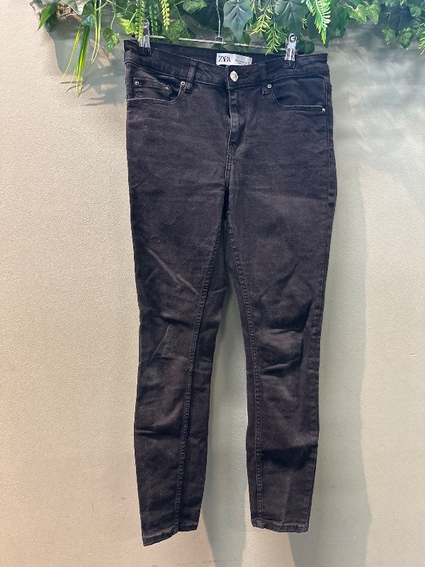 Zara svartar buxur