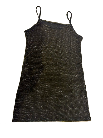 Vintage toppur svartur/gull