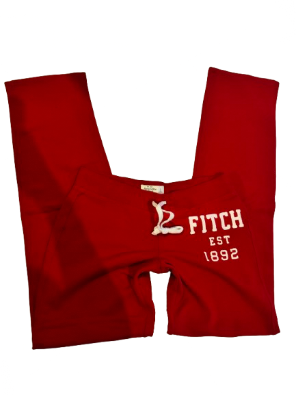 Abercrombie & Fitch buxur rauðar