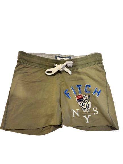 Abercrombie & Fitch stuttbuxur grænar