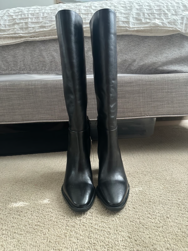 Zara leður boots