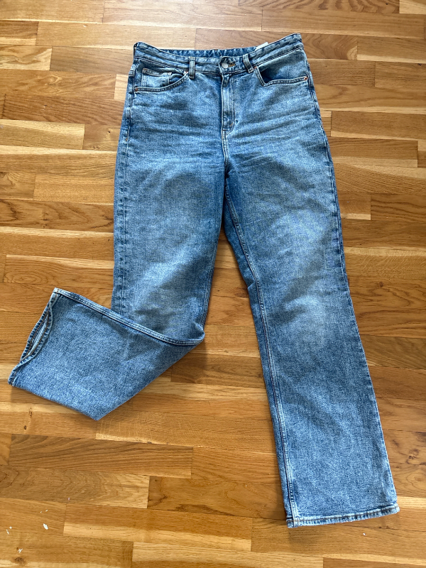 Wide leg gallabuxur Monki