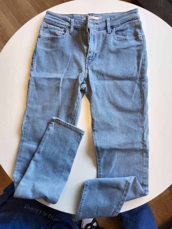 Levis gallabuxur, high rise skinny