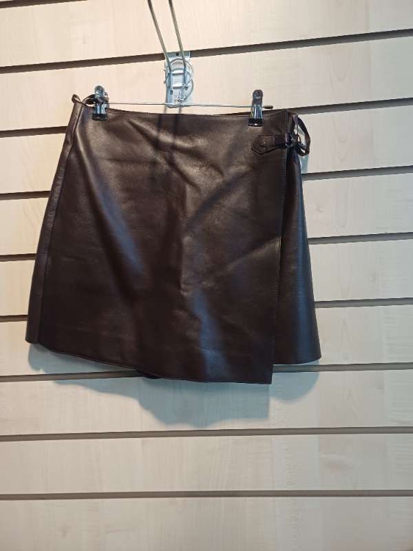 Massimo Dutti leður pils