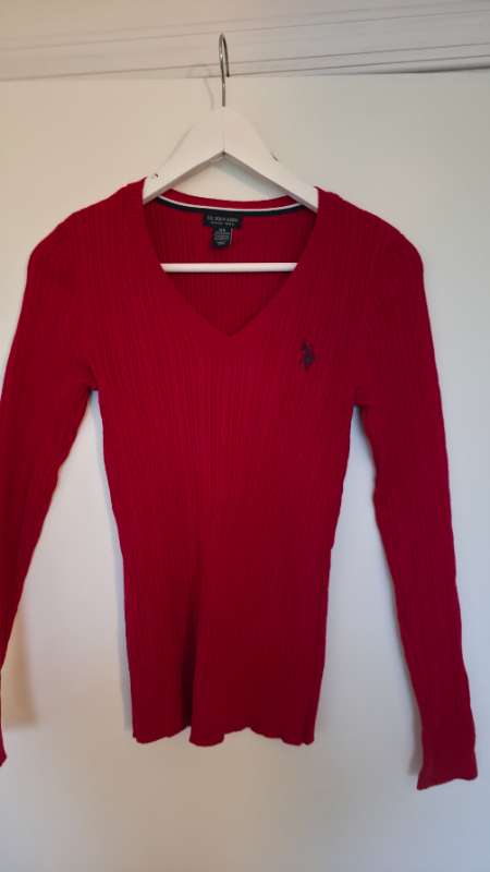 Rauð POLO U.S