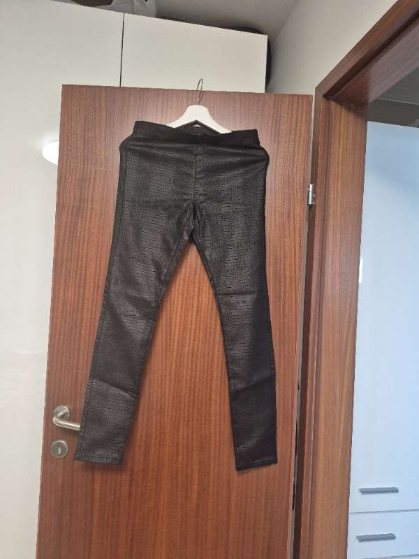 Leður leggings