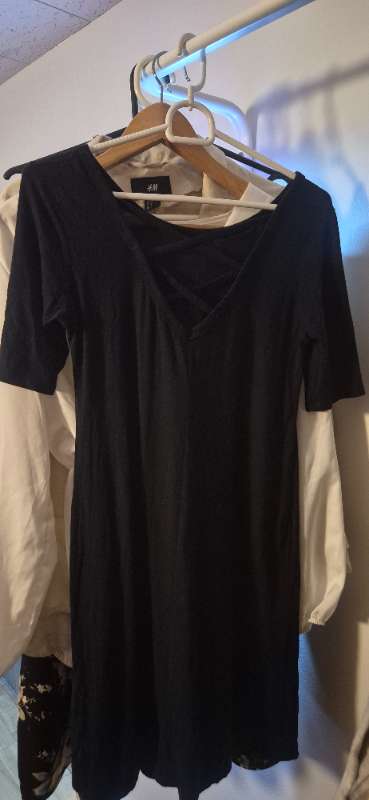 Svartur minidress