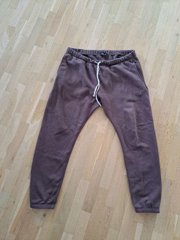 Joggingbuxur brúnar XXL