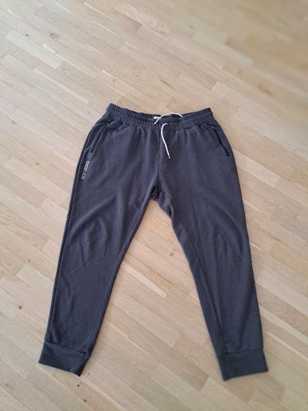 Joggingbuxur d.gráar XXXL