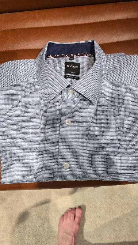 OLYMP Luxor modern fit lj.blá