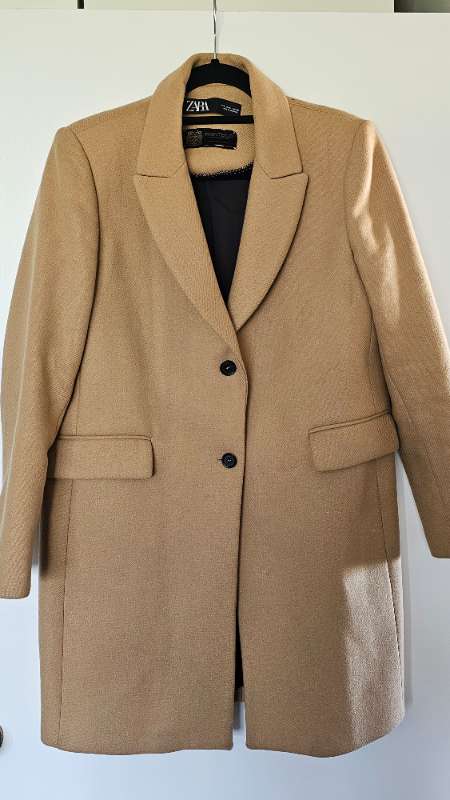 Zara beige ullarkápa
