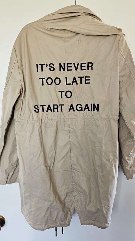 Regnkápa beige - Never too late