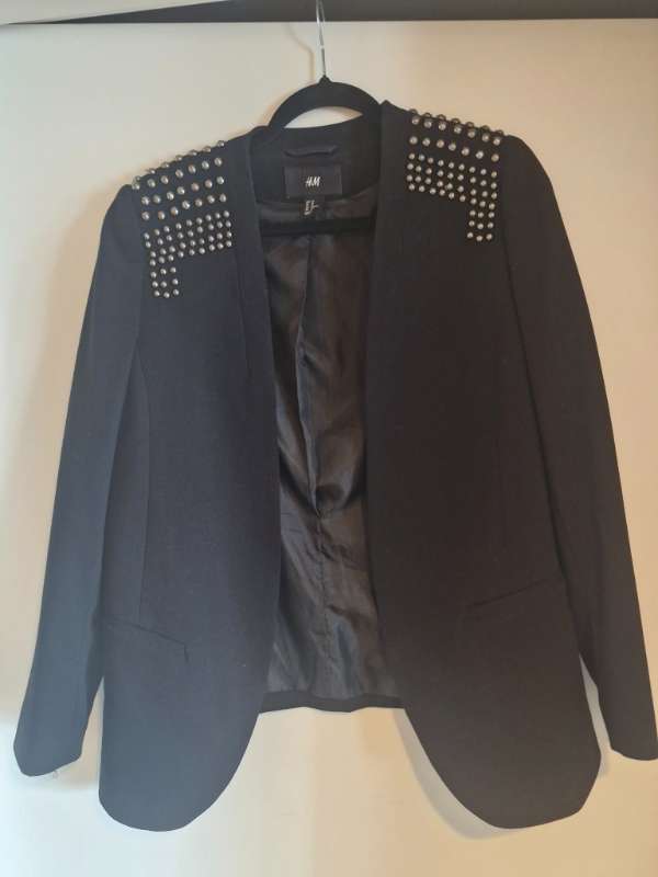Blazer m. stál hnöppum