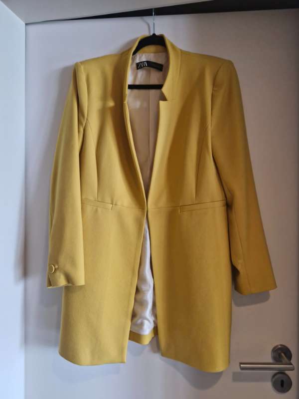 Zara Blazer, gulur