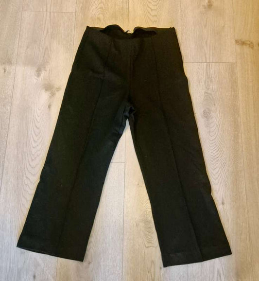 SAND stuttar svartar buxur