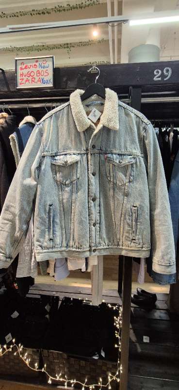 Levis jakki ljósblár