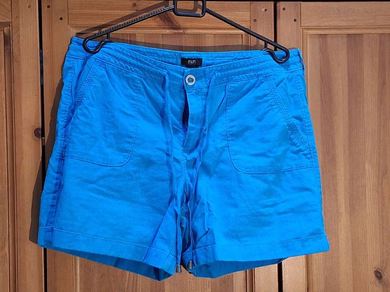 Blue women's shorts F&F 44