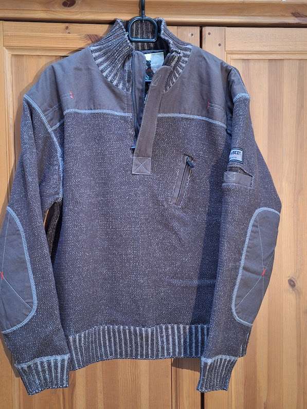 Brown men's sweater MASCOT S