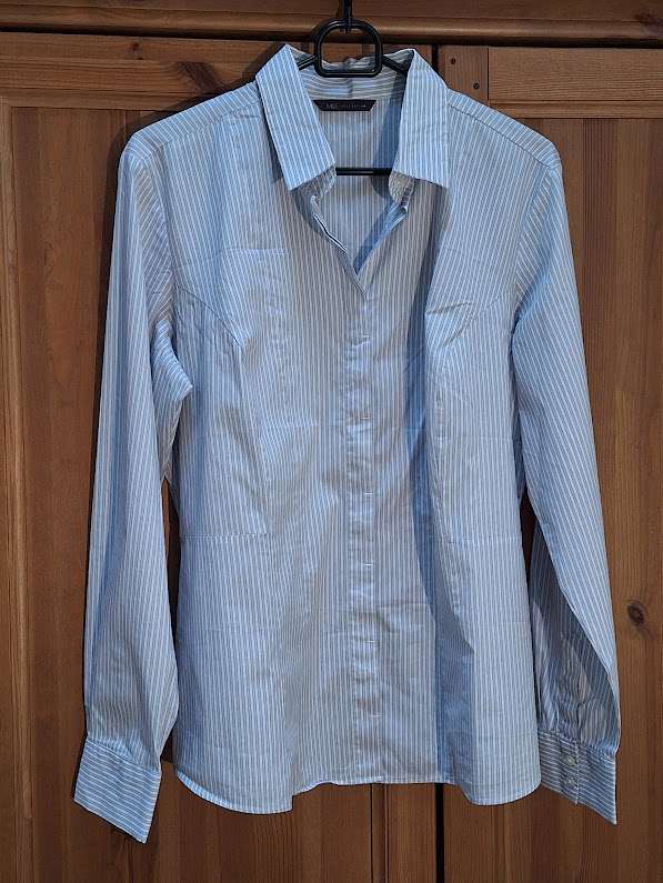 light blue mix blouse M&S COLLECTION 18