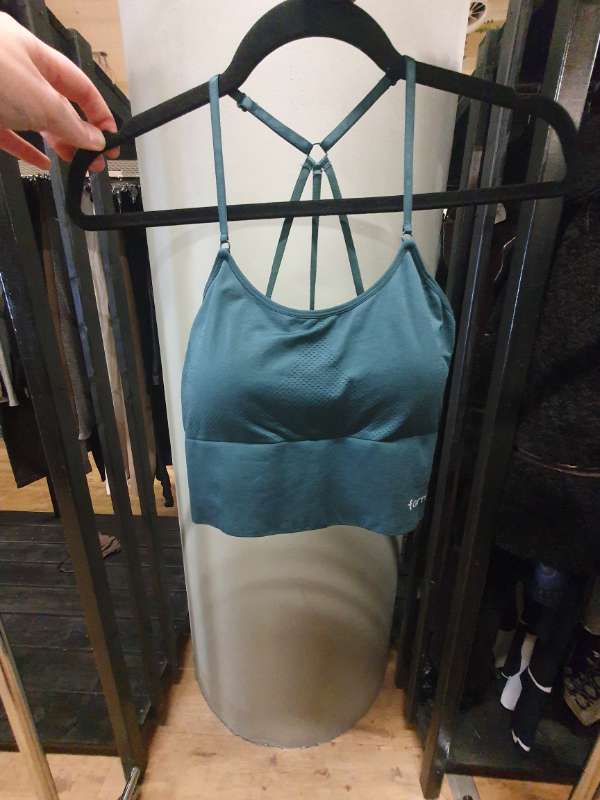 Famme crop top grænn