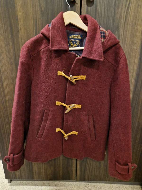 Scotch & Soda - Vínrauður "Dufflecoat"