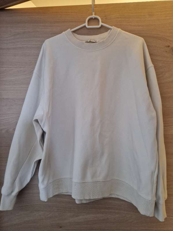 ZARA beige joggingpeysa