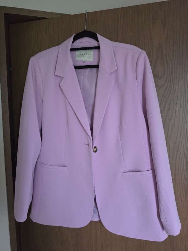 Kaffe blazer lilla/bleikur