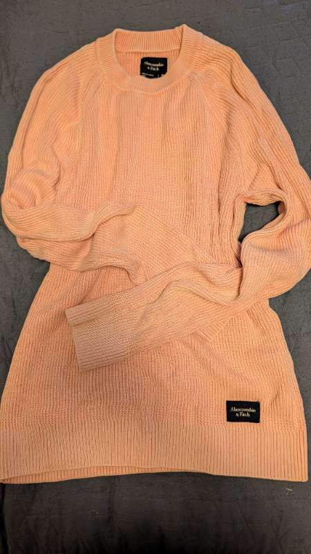 Kk-pink sweater Abercrombie&fitch