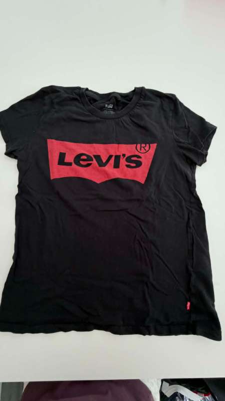 Levi's svartur stuttermabolur