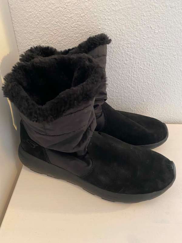 Skechers Loðfóðraðir lágir kuldaskór