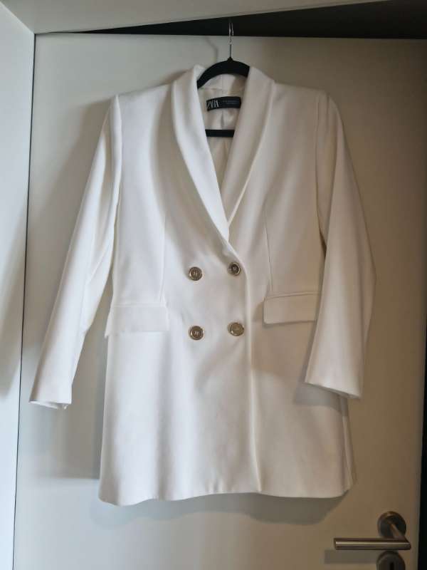 Zara Blazer, hvítur