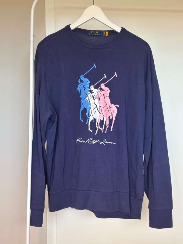 Peysa Polo Ralph Lauren blá