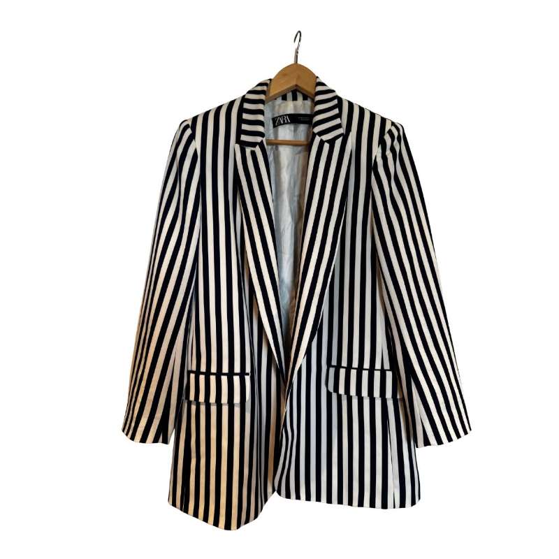Zara blazer röndóttur