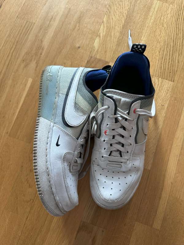 Nike air hvítir