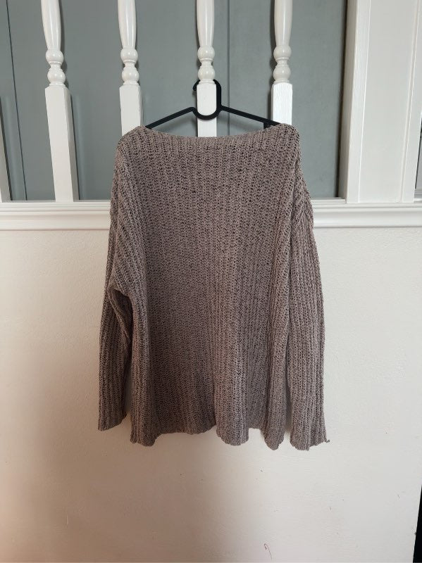 Zara beige prjónapeysa