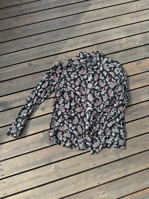H&M skyrta, mynstruð